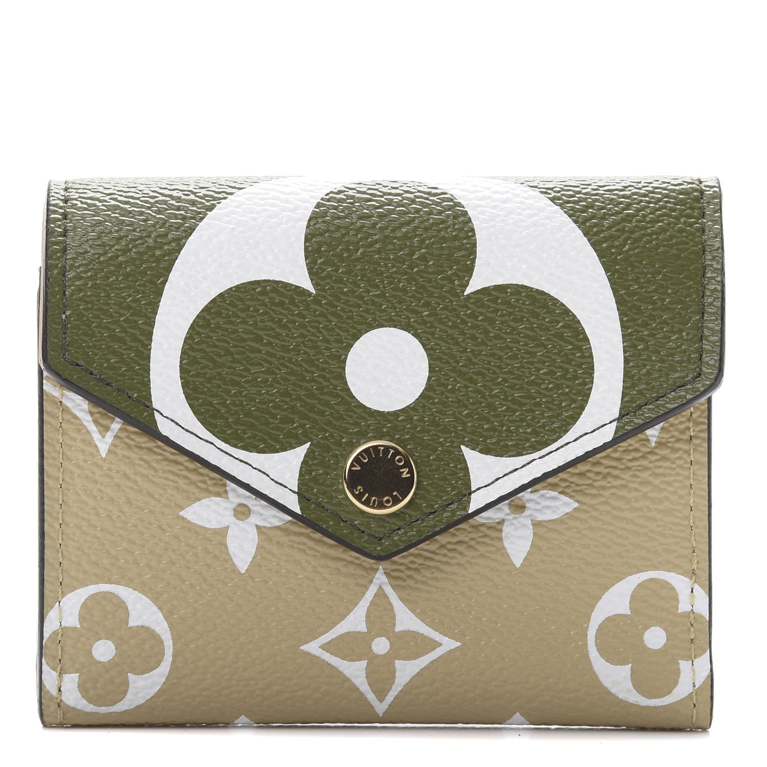 Louis Vuitton Monogram Giant Zoe Wallet Kaki 1 of 7