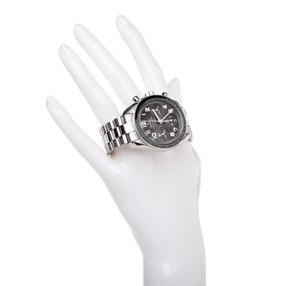 Omega Stainless Steel 38mm Speedmaster Date Chronograph Automatic Watch Grey 324.30.38.40.06.001 2 of 9