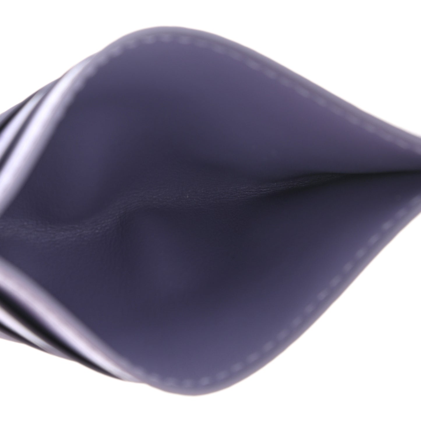 Nappa Intrecciato Card Holder Purple