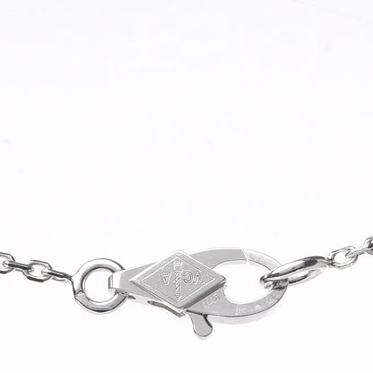 Van Cleef & Arpels 18K White Gold Diamond Sweet Alhambra Pendant Necklace 6 of 8