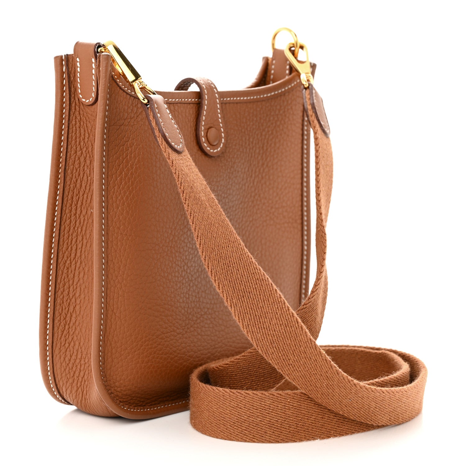 Hermes Taurillon Clemence Evelyne TPM Gold 3 of 11