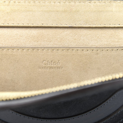 Chloe Goatskin Suede Small Pixie Bag Silver Blue 6 of 9