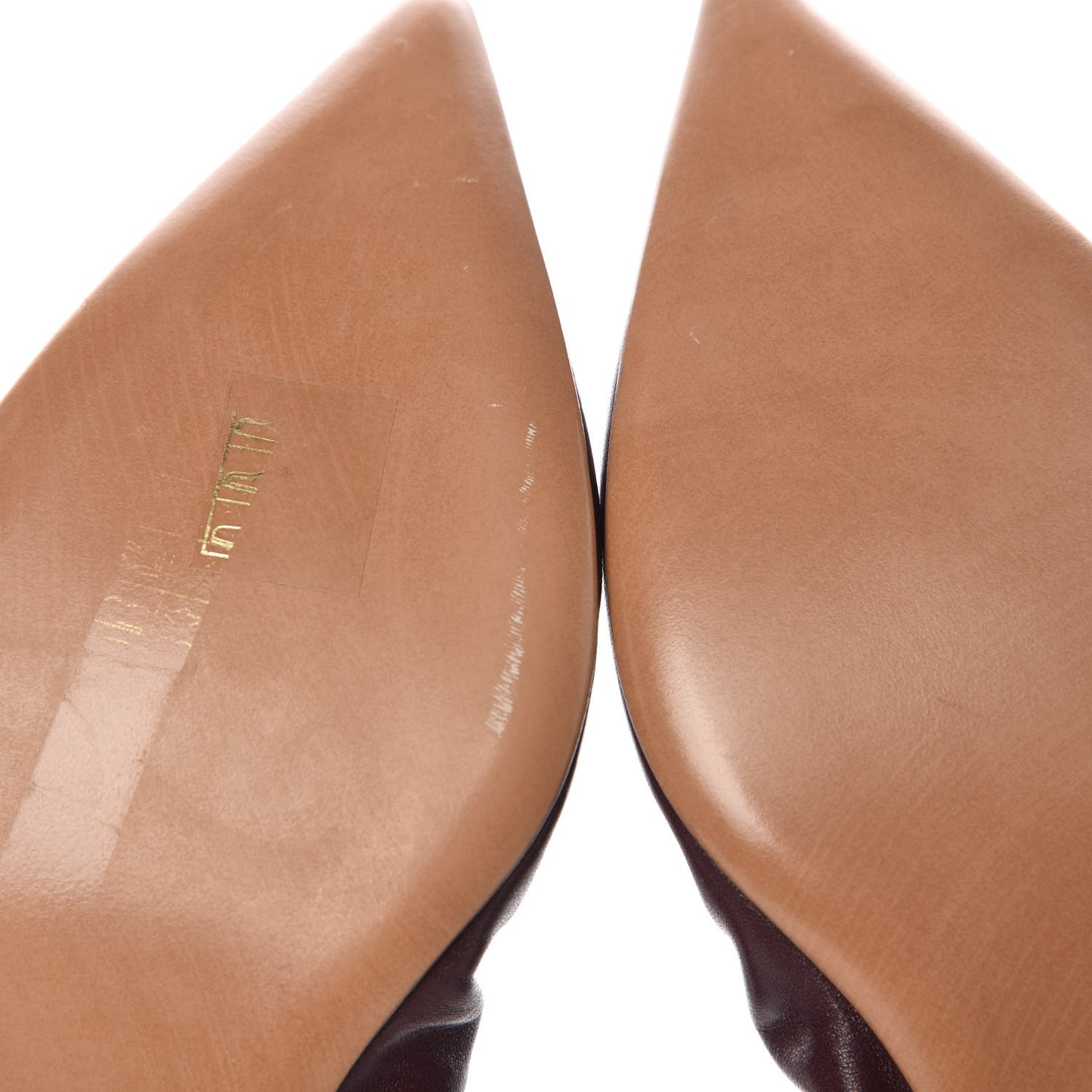 Nappa Love Latch Ballerina Flats 39 Rubin