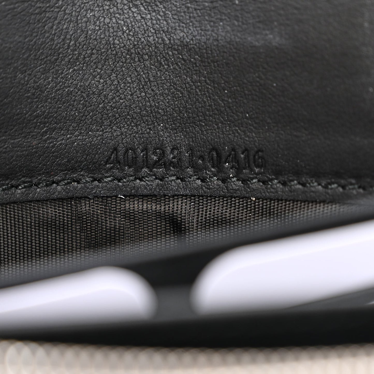 GG Supreme Monogram Mini Dionysus Chain Wallet Beige Black