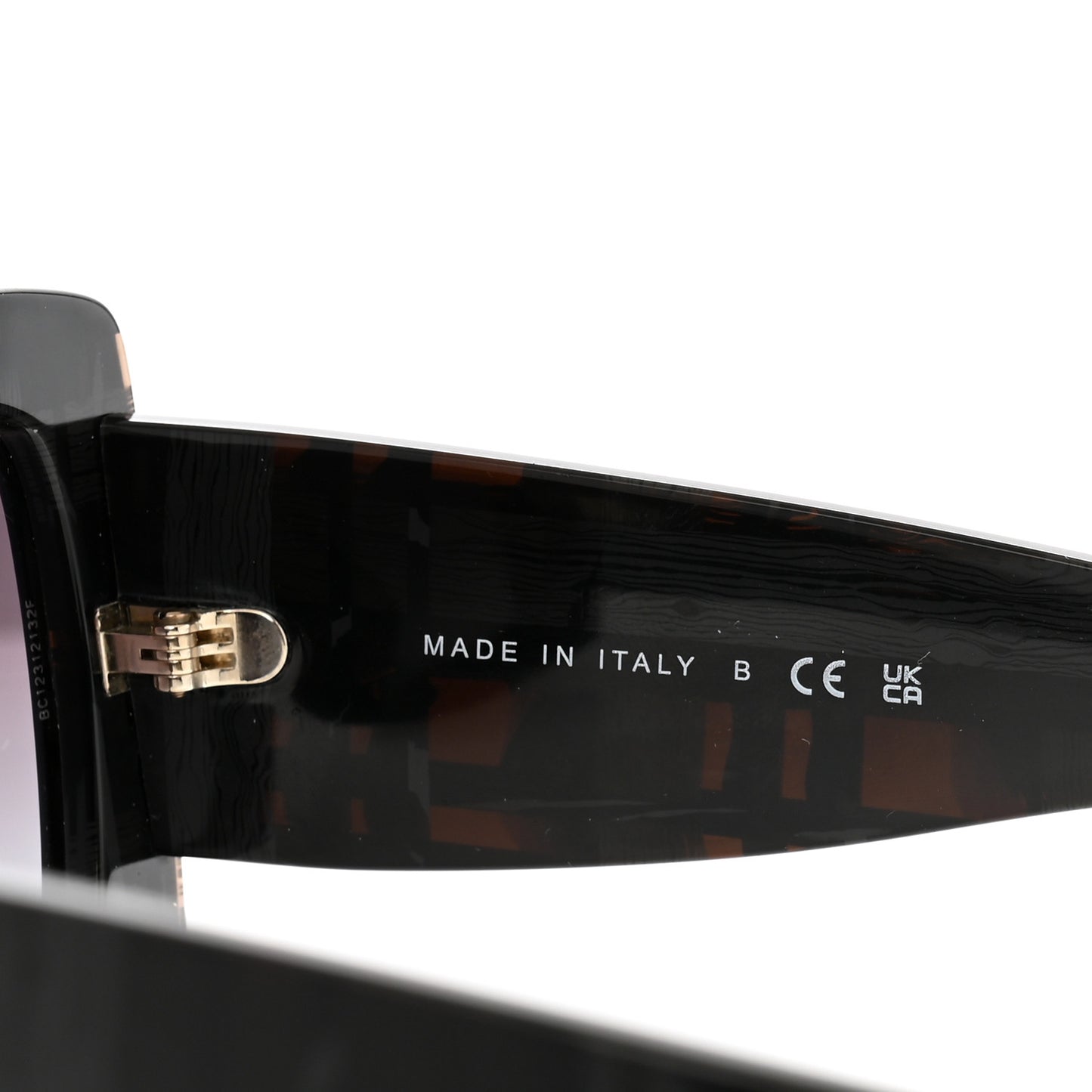 Acetate Rectangle Sunglasses 5435-A Black