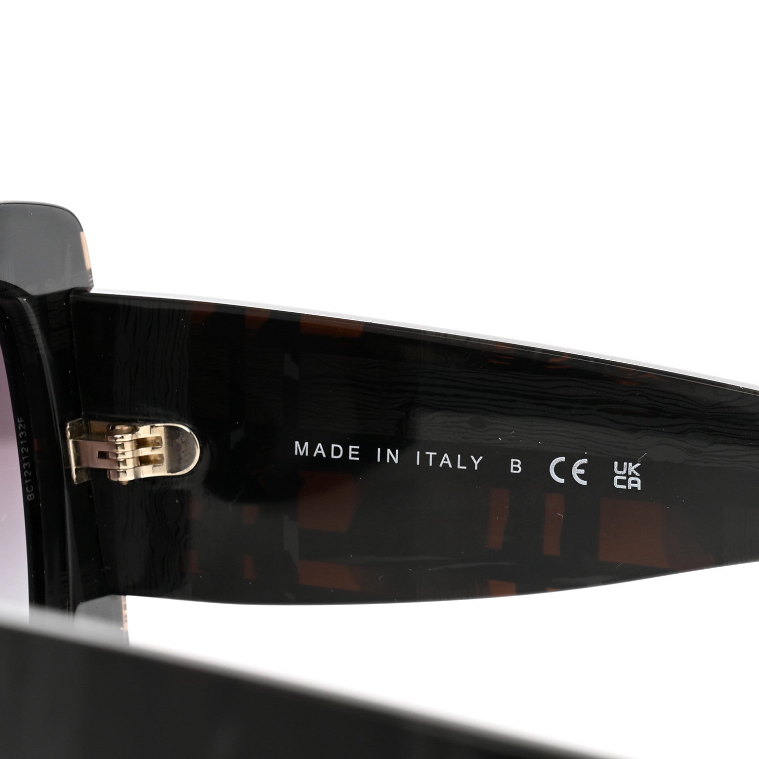 Chanel Acetate Rectangle Sunglasses 5435-A Black 5 of 8
