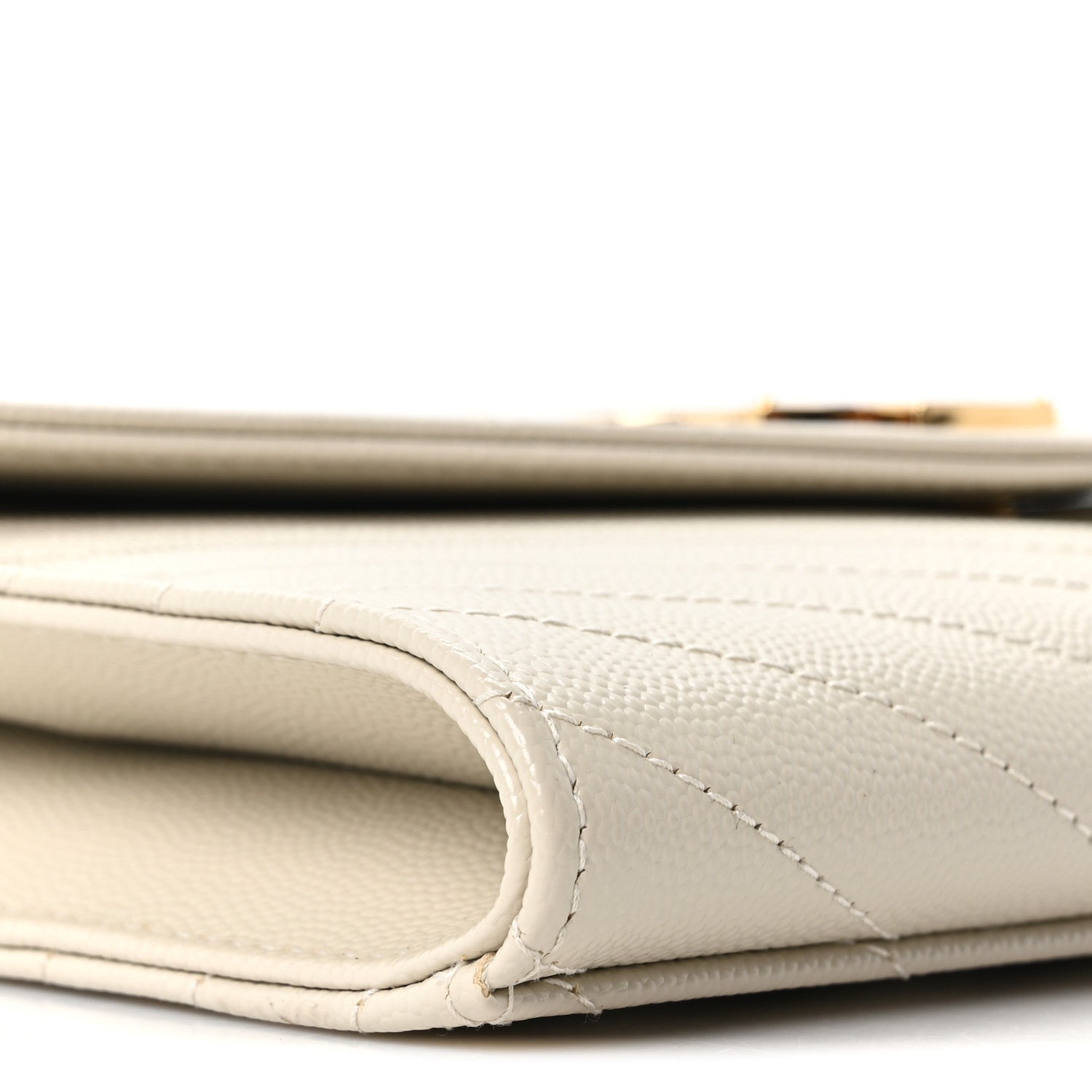 Saint Laurent Grain De Poudre Matelasse Chevron Monogram Envelope Saint Laurent Grain De Poudre Matelasse Chevron Monogram Envelope