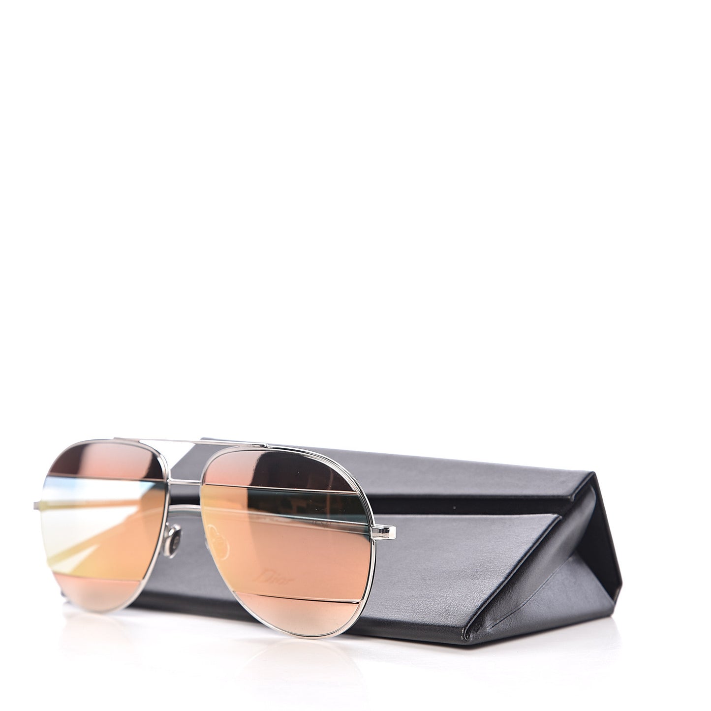 Split 1 Aviator Sunglasses Rose Gold