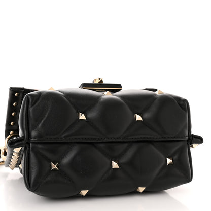 Valentino Garavani Nappa Mini Candystud Top Handle Bag Black 4 of 9