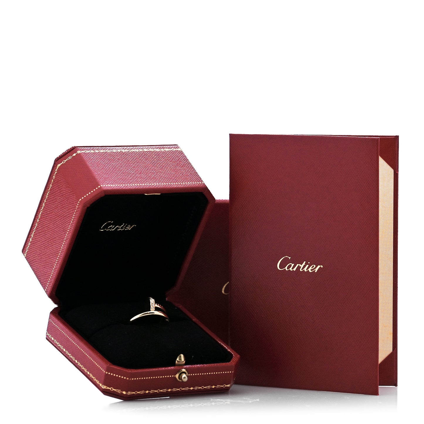 18K Yellow Gold Diamond Juste Un Clou Ring 49 4.75