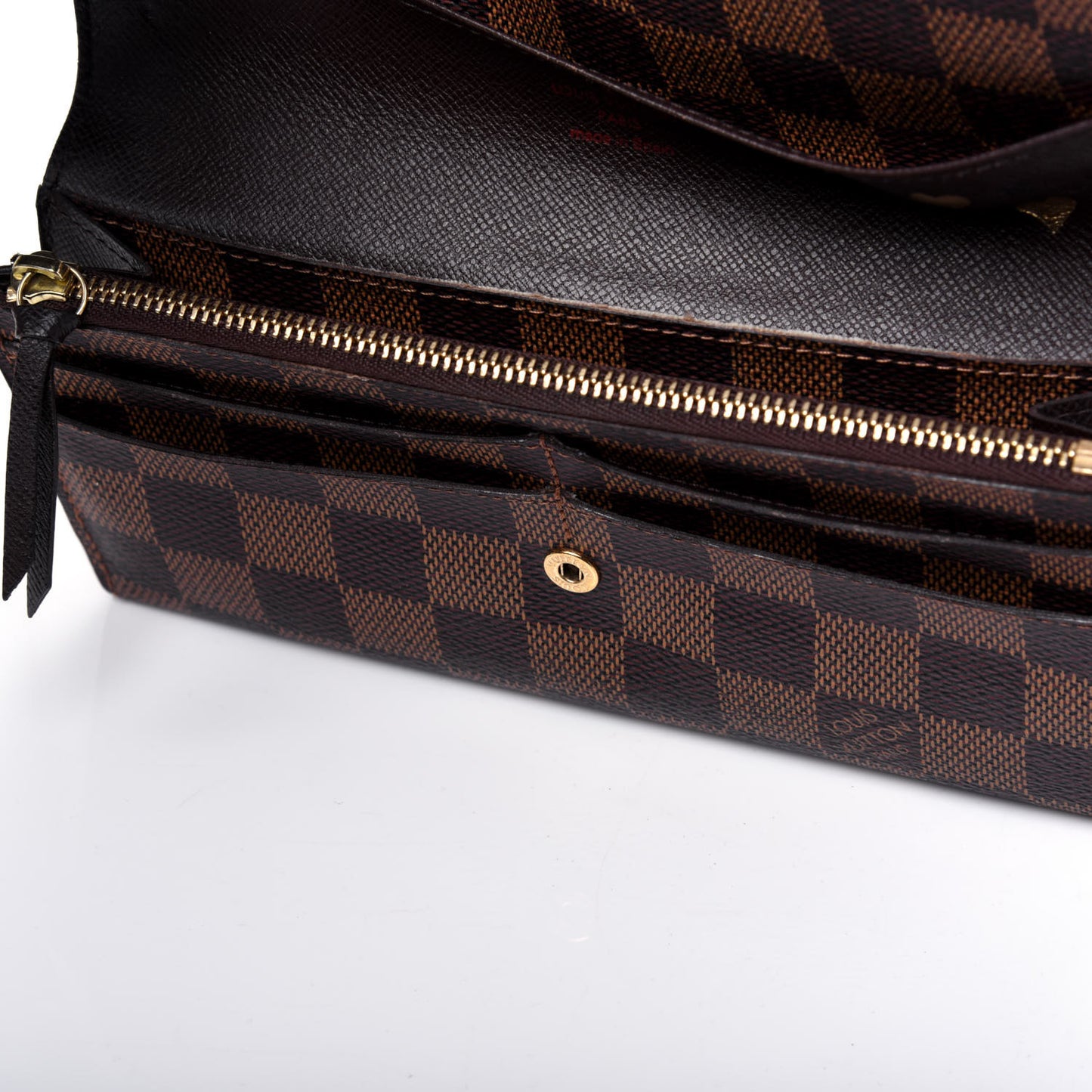 Damier Ebene Emilie Wallet
