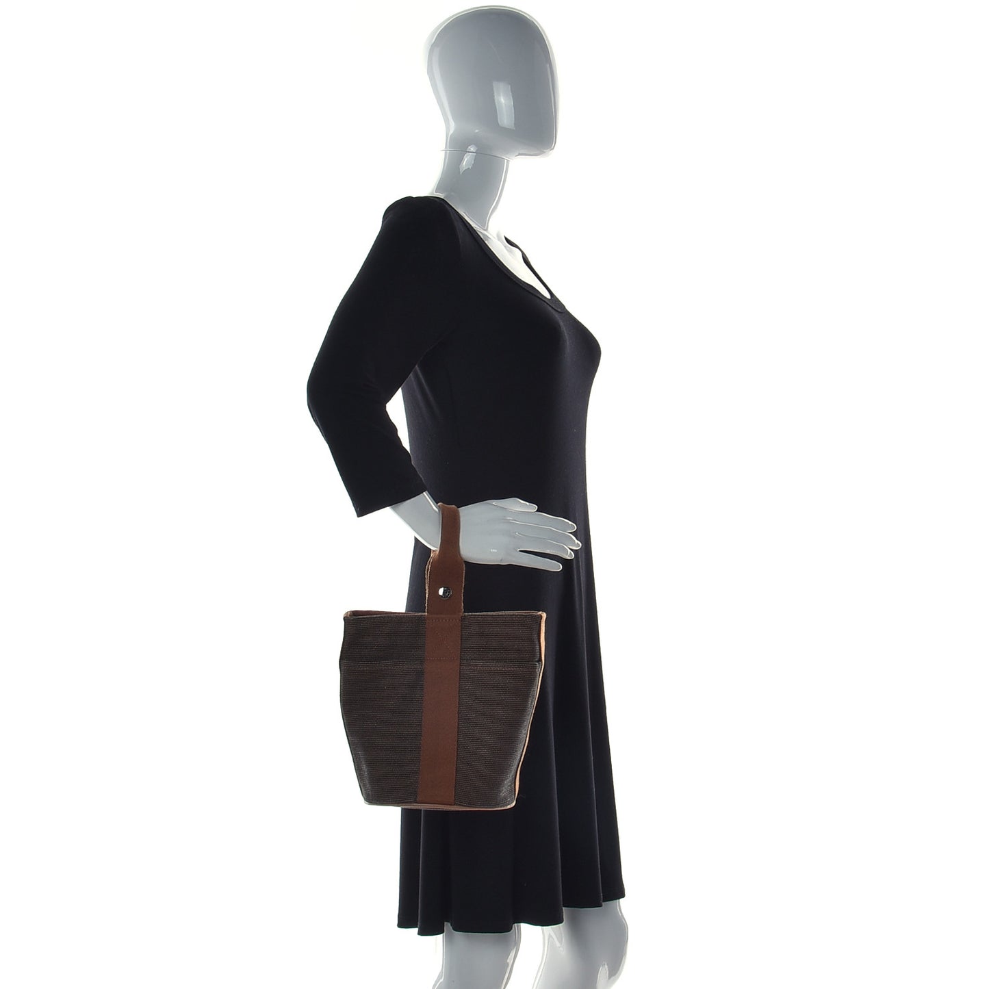 Toile Saxo PM Tote Brown