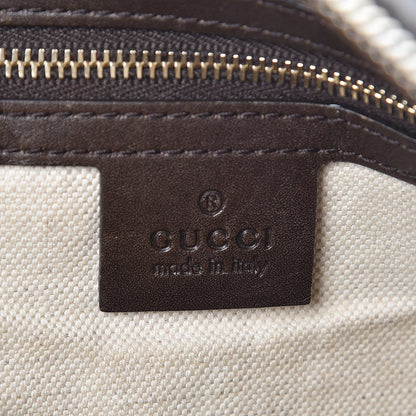 Gucci Monogram Vintage Web Medium Boston Dark Brown 6 of 9
