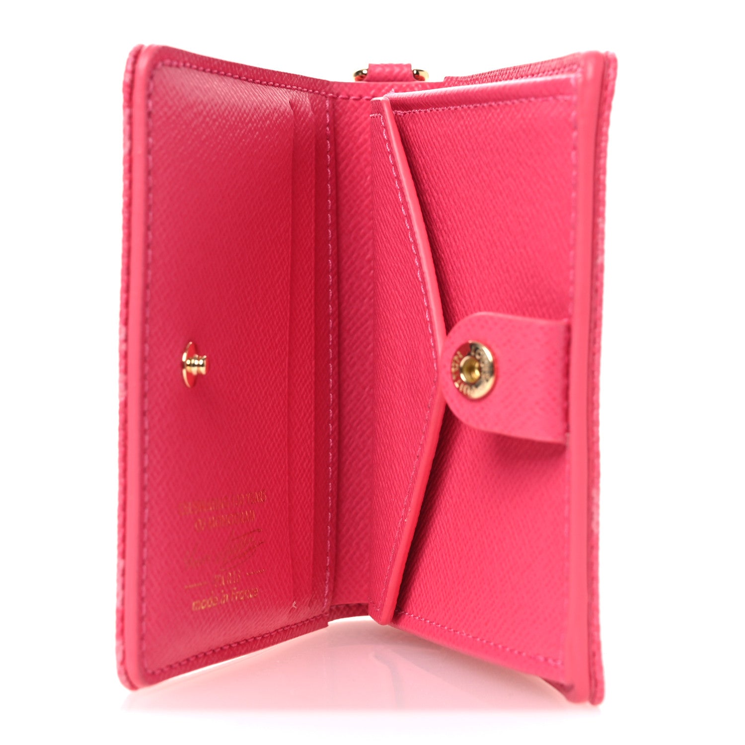 Louis Vuitton Monogram Origine LV Charms Pocket Wallet Rose Ruban 5 of 6