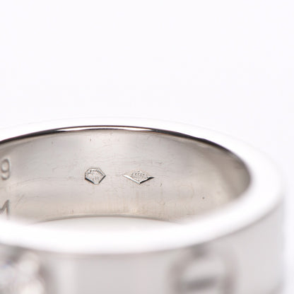 Cartier Platinum Diamond 5.5mm LOVE Ring 49 4.75 5 of 6