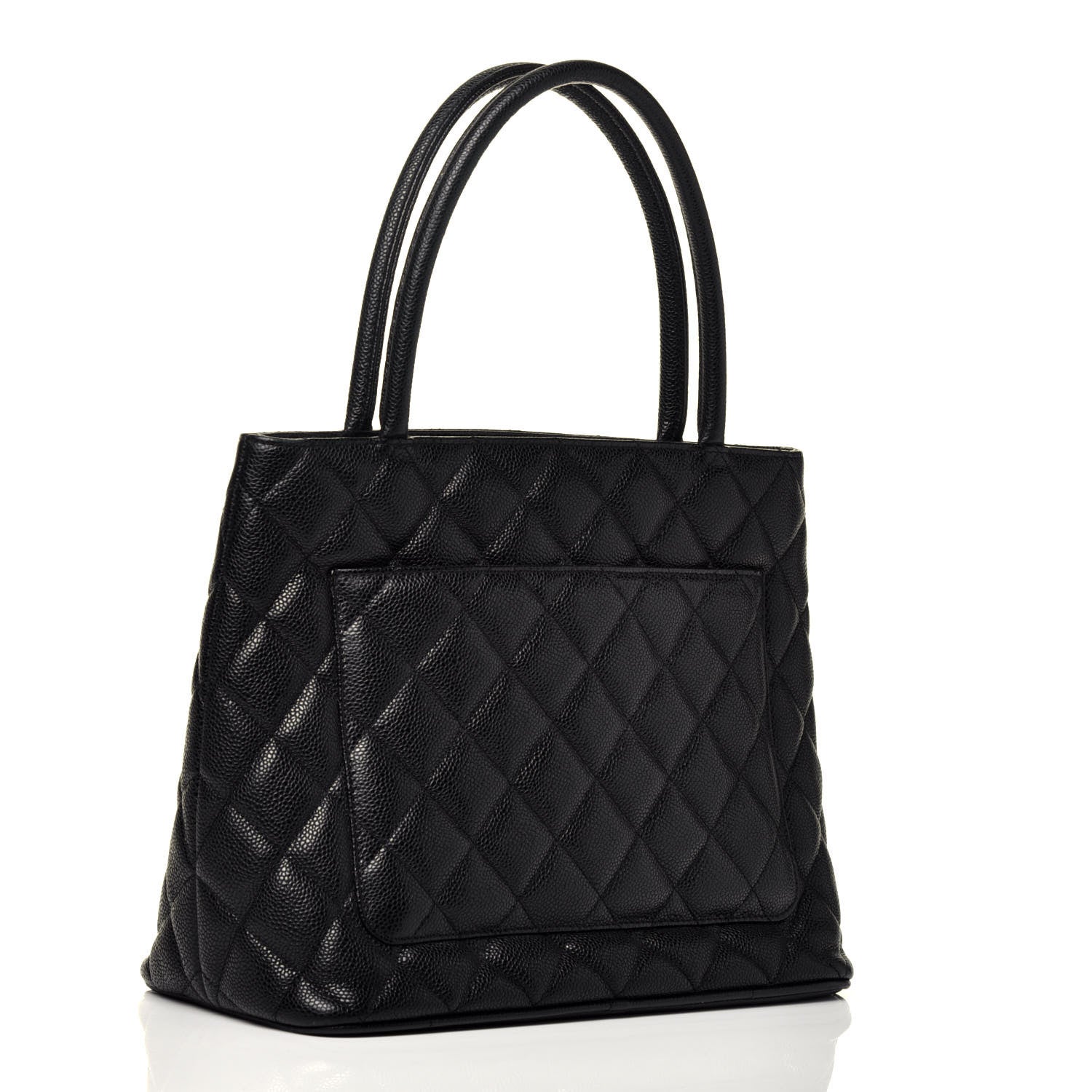 Chanel Caviar Quilted Medallion Tote Black 3 of 10