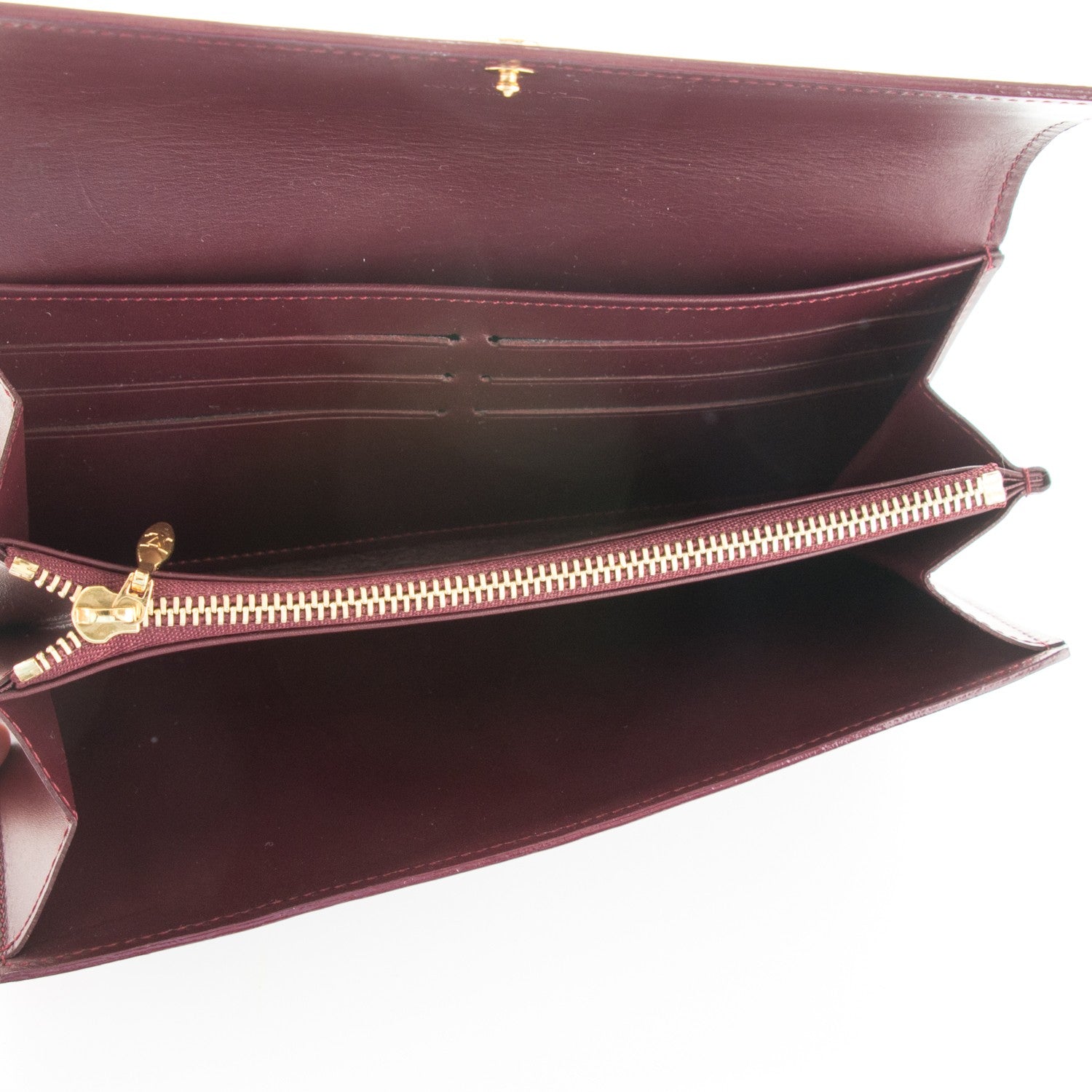 Louis Vuitton Vernis Sarah Wallet Rouge Fauviste 5 of 7