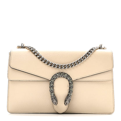 Gucci Textured Calfskin Crystal Small Dionysus Shoulder Bag Mystic White 1 of 10