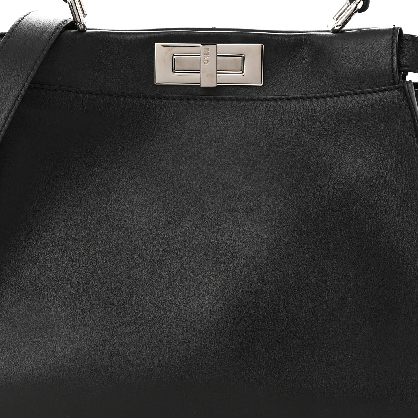 Vitello Seta Snakeskin Crocodile Monster Eyes Medium Peekaboo Iconic Satchel Black Girasole