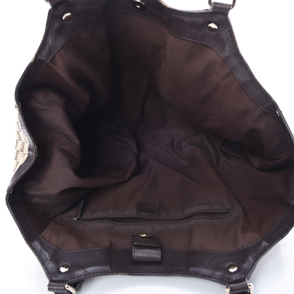 Gucci Monogram Large Sukey Tote Dark Brown 5 of 7