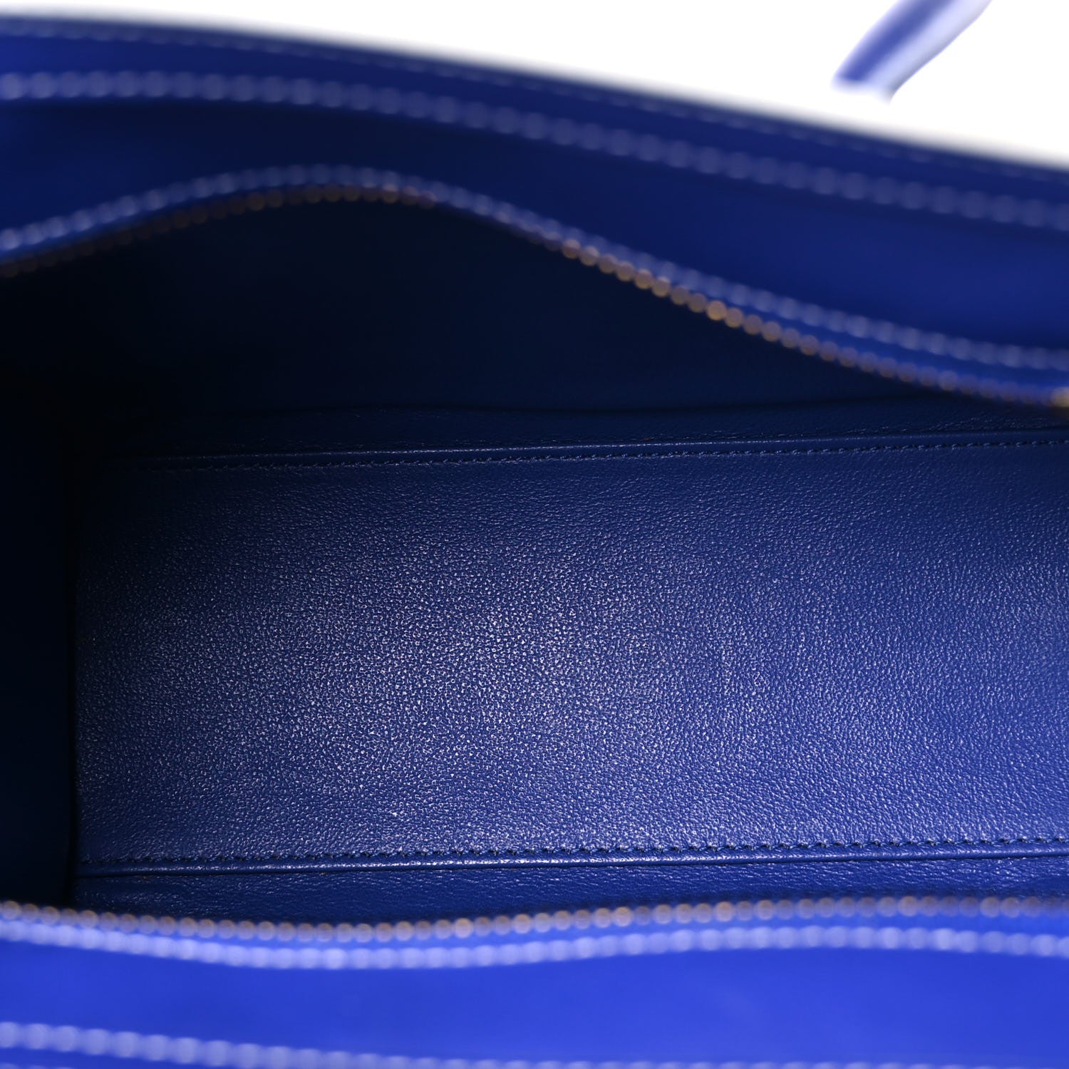 Celine Satin Calfskin Nano Debossed Luggage Inky Blue 5 of 11