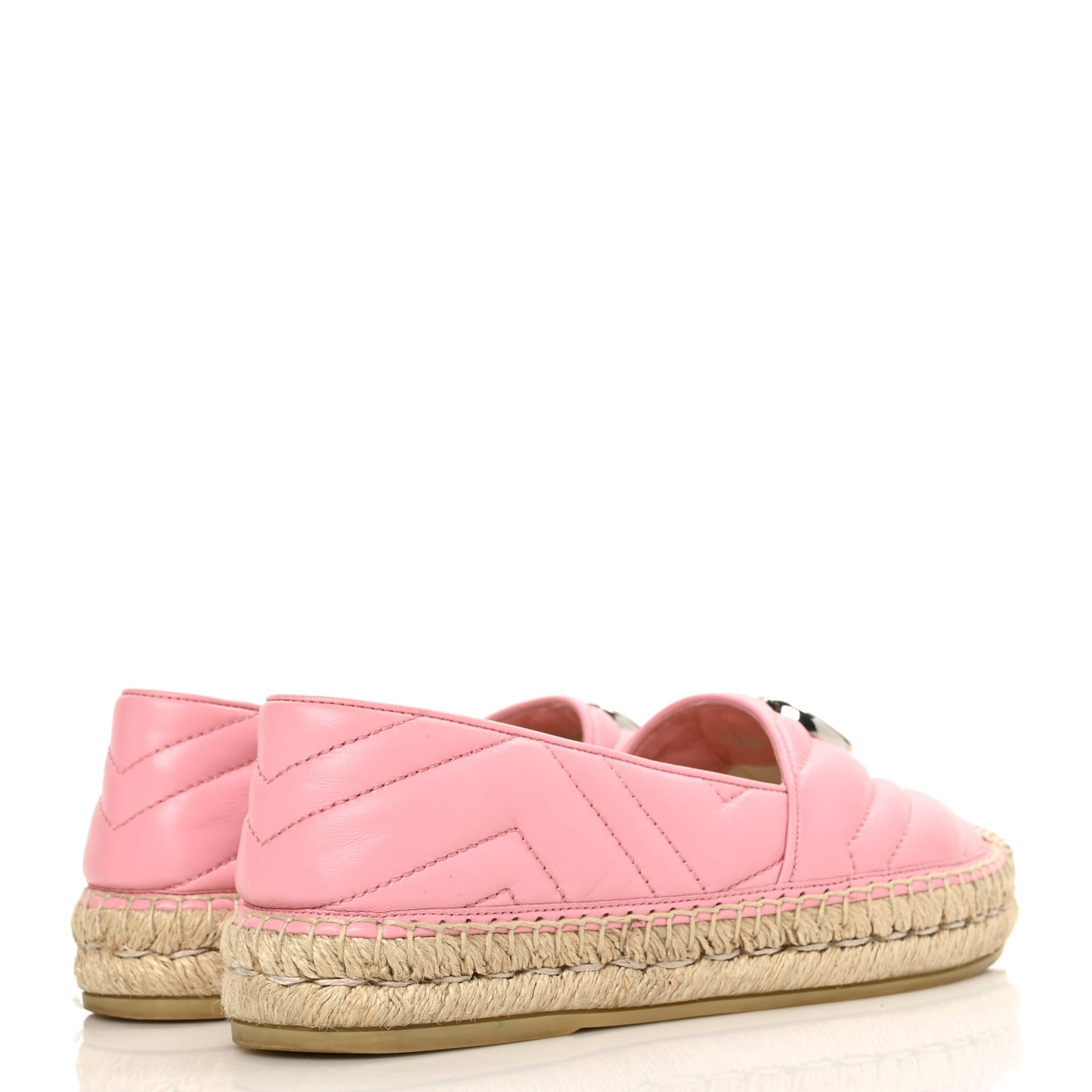 Nappa Matelasse GG Marmont Espadrilles 36 Wild Rose
