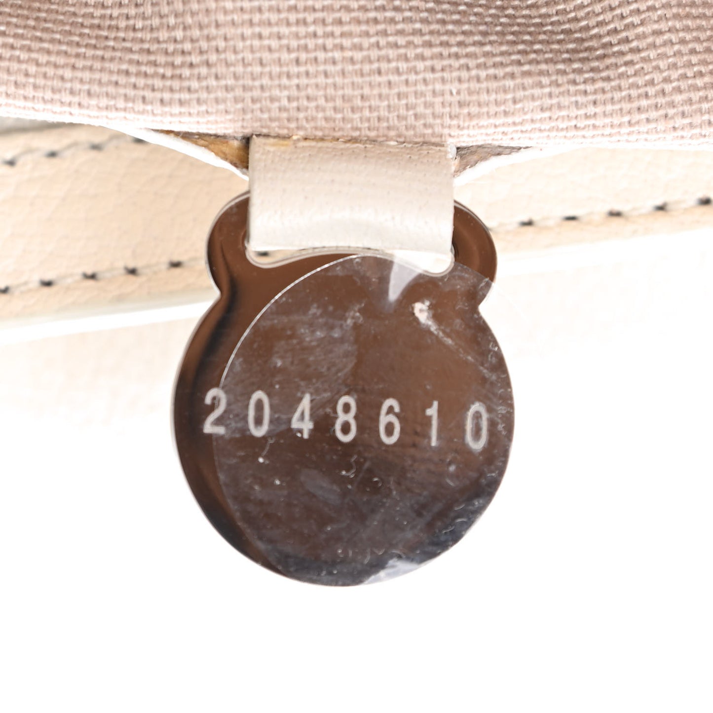 Shiny Goatskin Bayswater Shoulder Bag White
