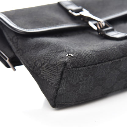 Gucci GG Monogram Web Flight Belt Bag Black 9 of 10
