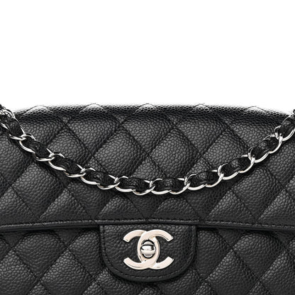 Chanel Caviar Quilted East West Flap Black 8 of 11