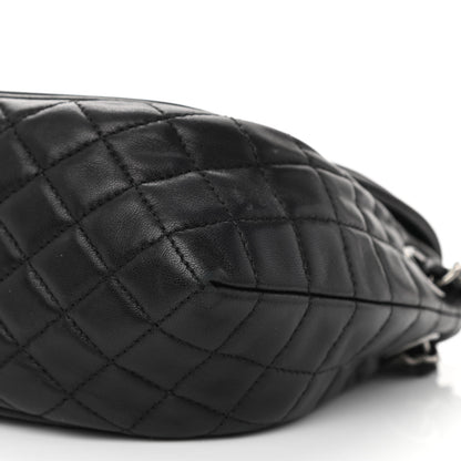 Chanel Lambskin Patent Classic Twist Crescent Flap Bag Black 10 of 11