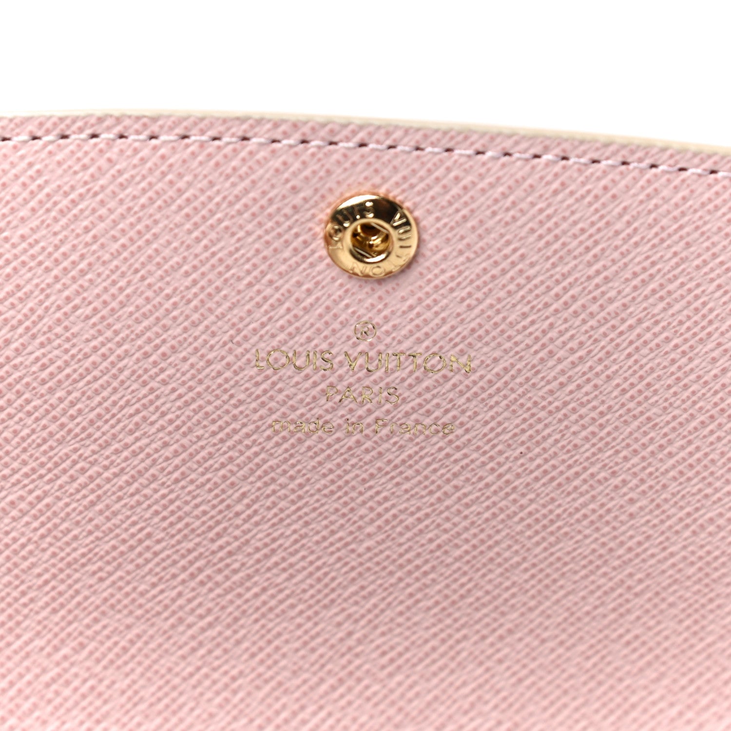 Louis Vuitton Damier Azur Emilie Wallet Rose Ballerine 7 of 12
