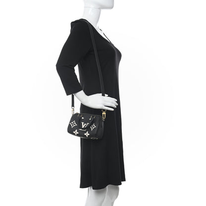Louis Vuitton Empreinte Monogram Giant Nano Speedy Black Beige 2 of 8
