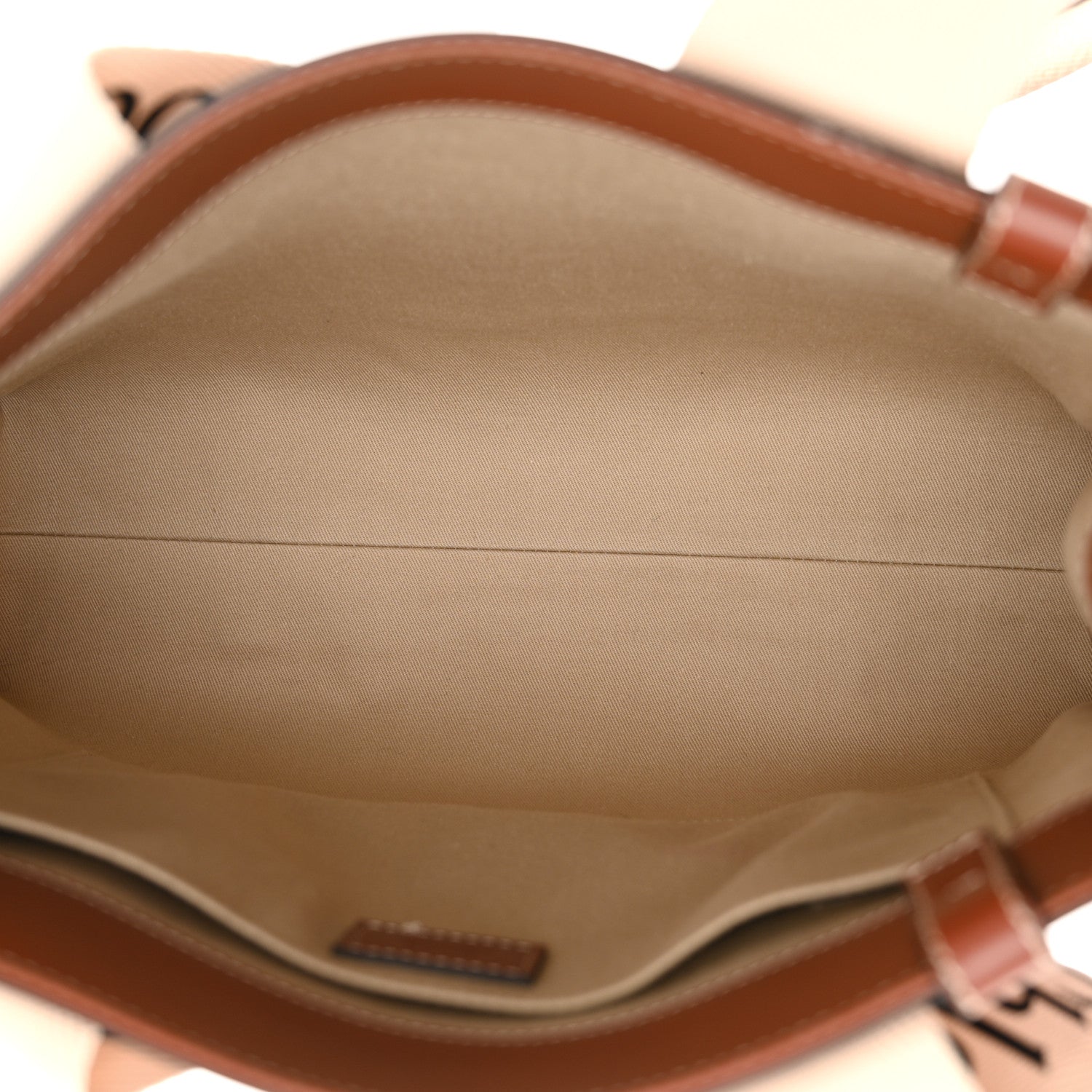 Chloe Calfskin Medium Woody Ribbon Tote Sepia Brown 5 of 13