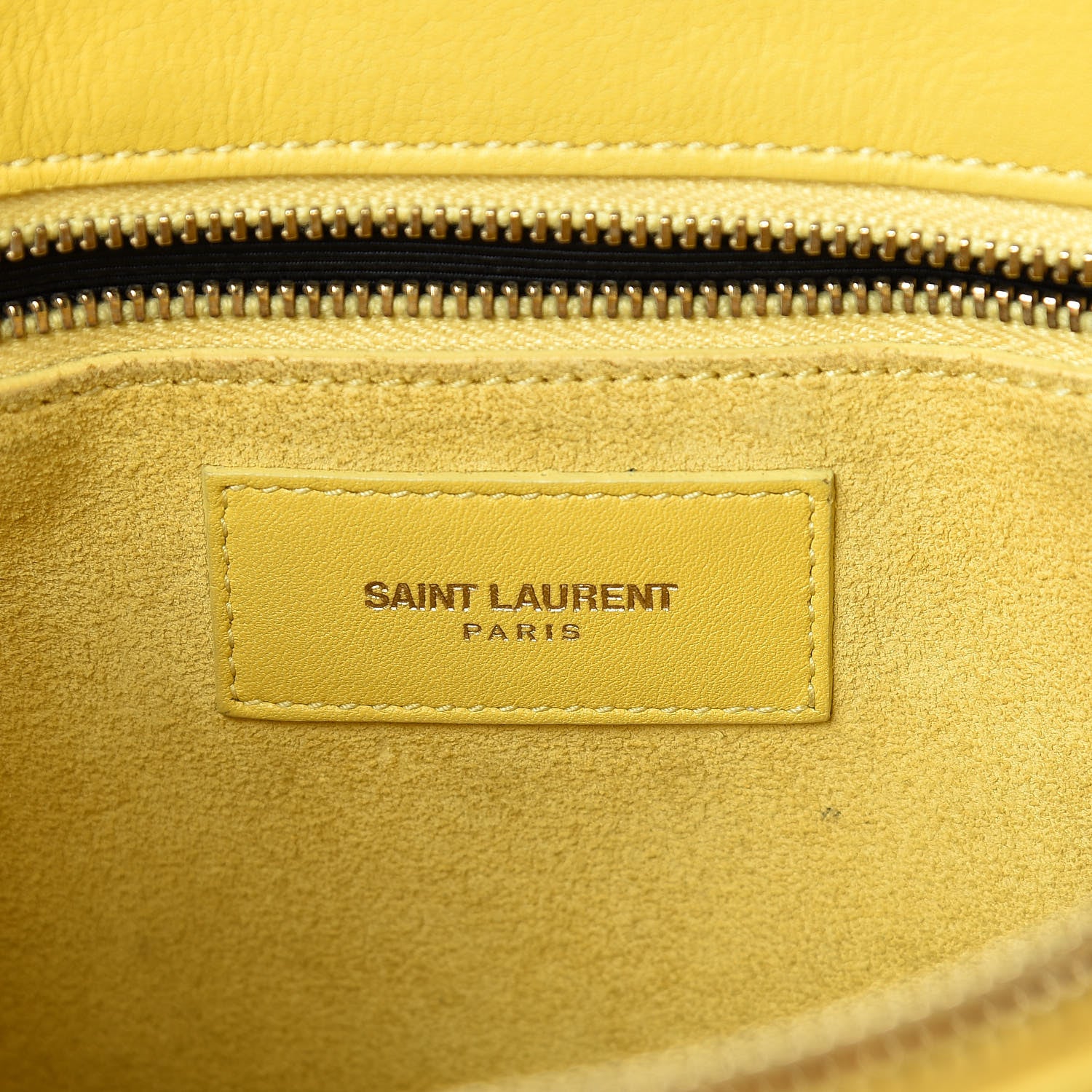 Saint Laurent Calfskin Small Sac De Jour Yellow 7 of 35