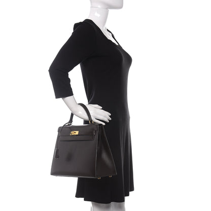 Hermes Box Kelly Sellier 32 Chocolate 2 of 21