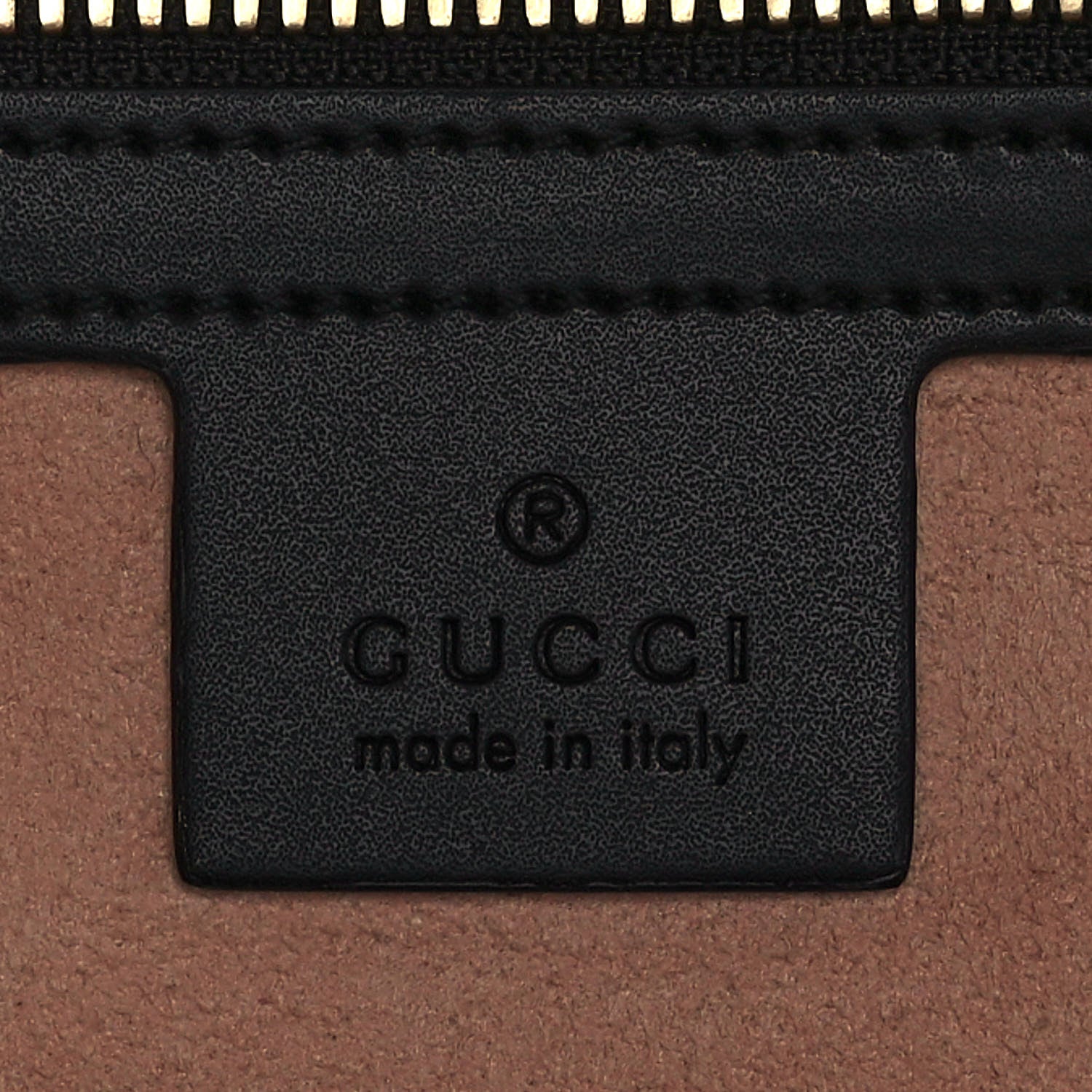 Gucci GG Supreme Monogram Bees Print Small Day Backpack Beige Oro Black 5 of 12