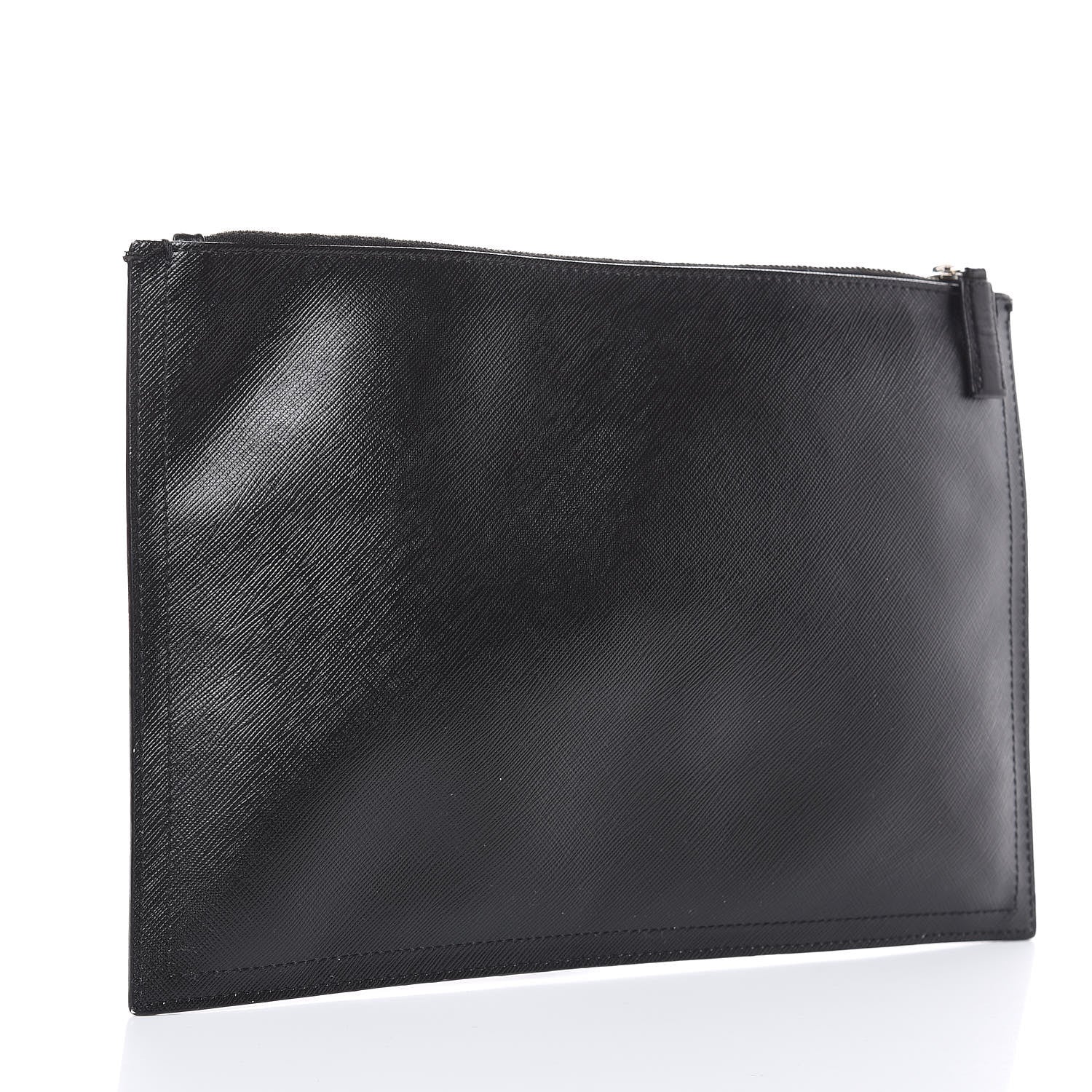 Givenchy Textured Coated Canvas Madonna Print Large Cosmetic Pouch Black 3 of 12
