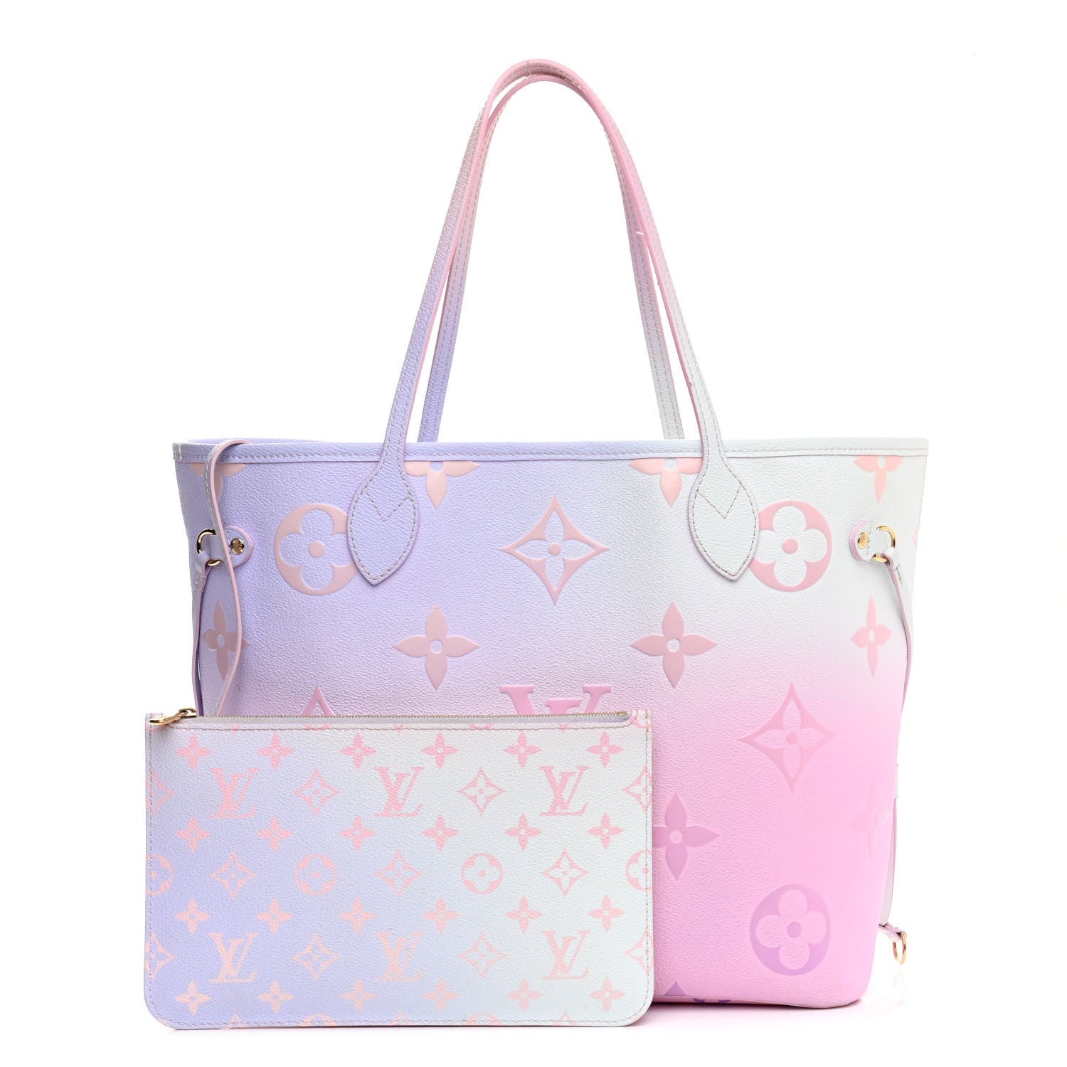 Louis Vuitton Monogram Giant Spring In The City Neverfull MM Sunrise Pastel 1 of 14