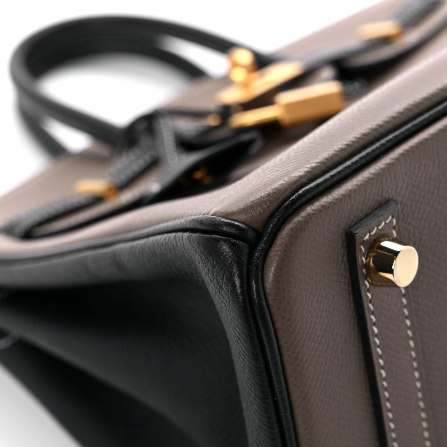 Epsom Horseshoe Birkin 25 Etoupe Black