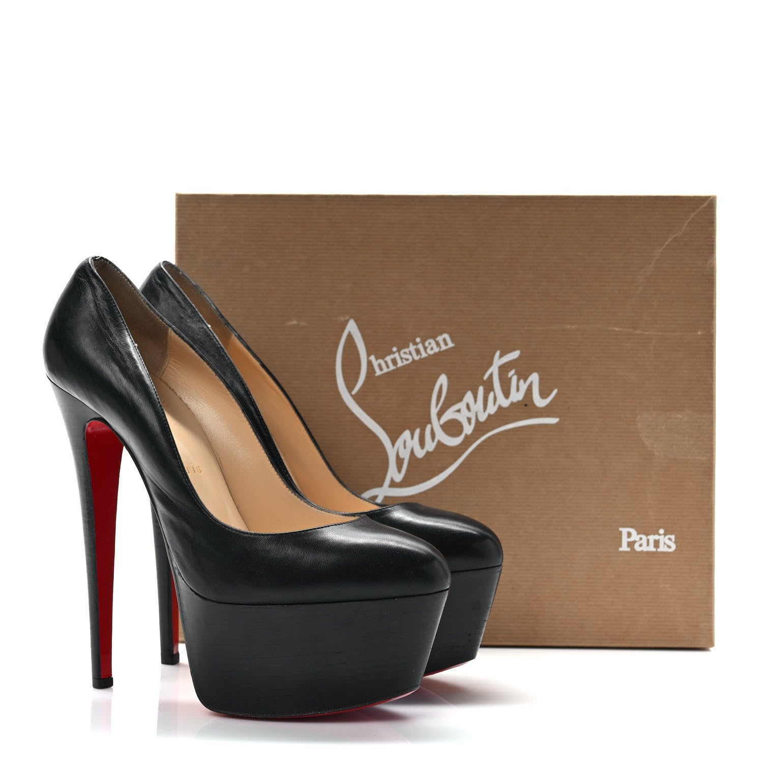 Christian Louboutin Kid Victoria 160 Pumps 39.5 Black 9 of 9