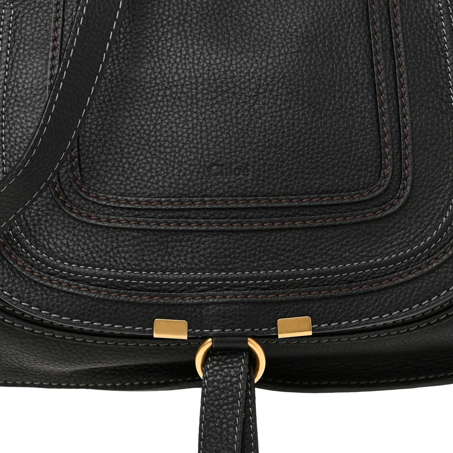 Chloe Calfskin Medium Marcie Satchel Black 8 of 10
