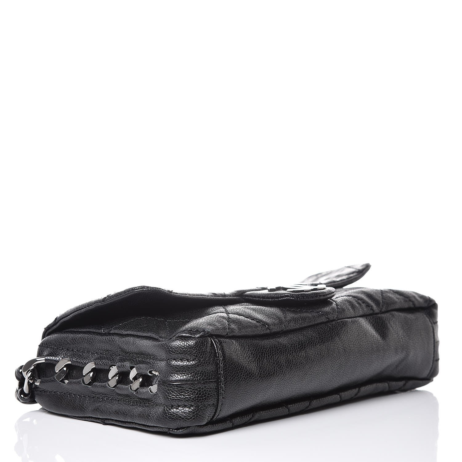Chanel Glazed Caviar Quilted Modern Chain Flap Black 4 of 7