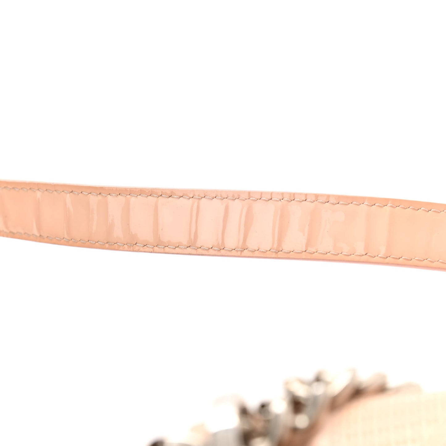 Patent Micro-Cannage Small Diorama Flap Bag Pink