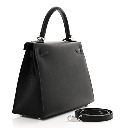Hermes Epsom Kelly Sellier 28 Black 3 of 12