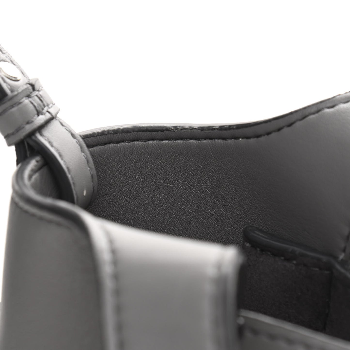 Eco Alter Nappa East West Perforated Tote Grey