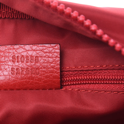 Gucci Nylon Monogram Dolmias Pouch Vibrant Red 7 of 10