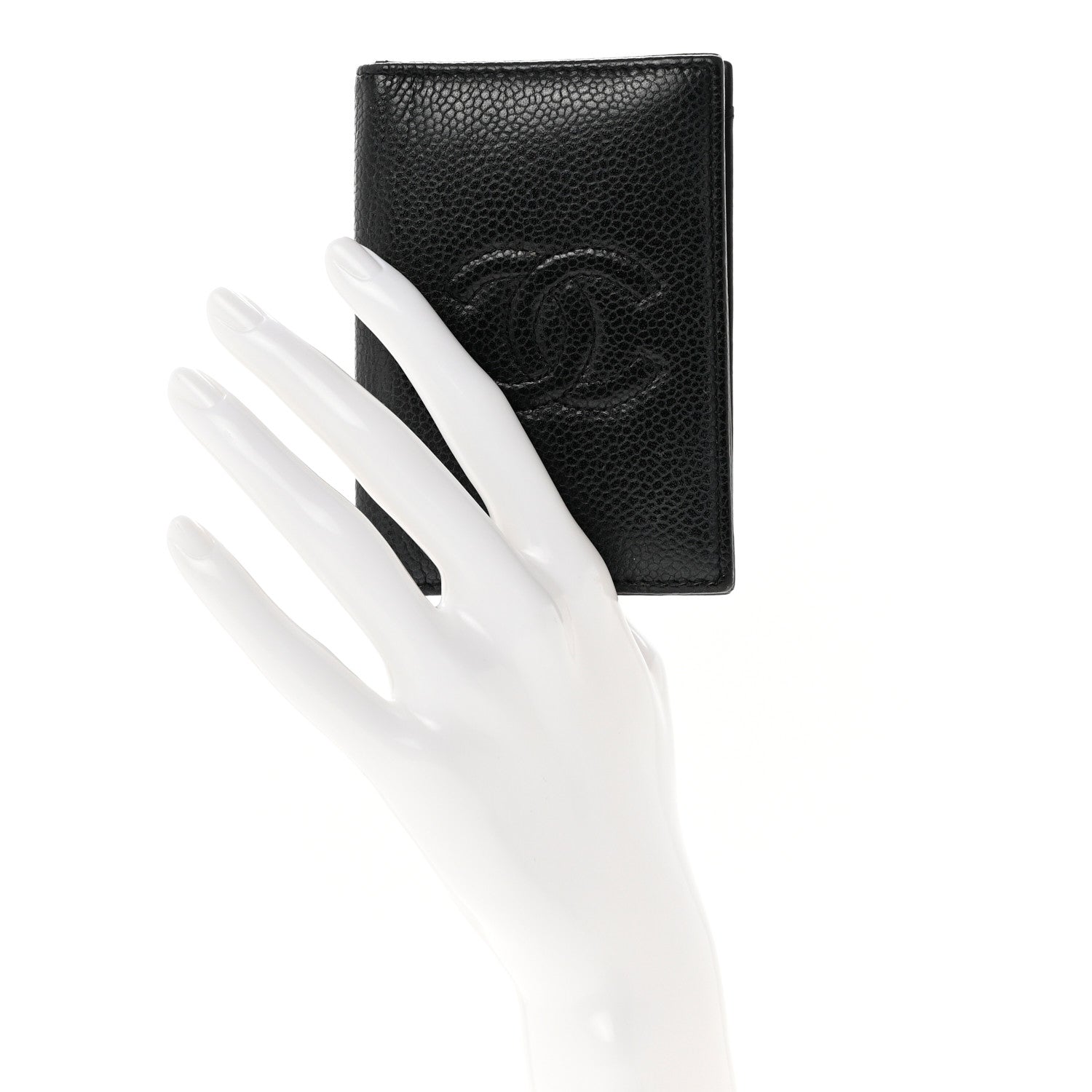 Chanel Caviar Timeless CC Card Holder Wallet Black 2 of 7