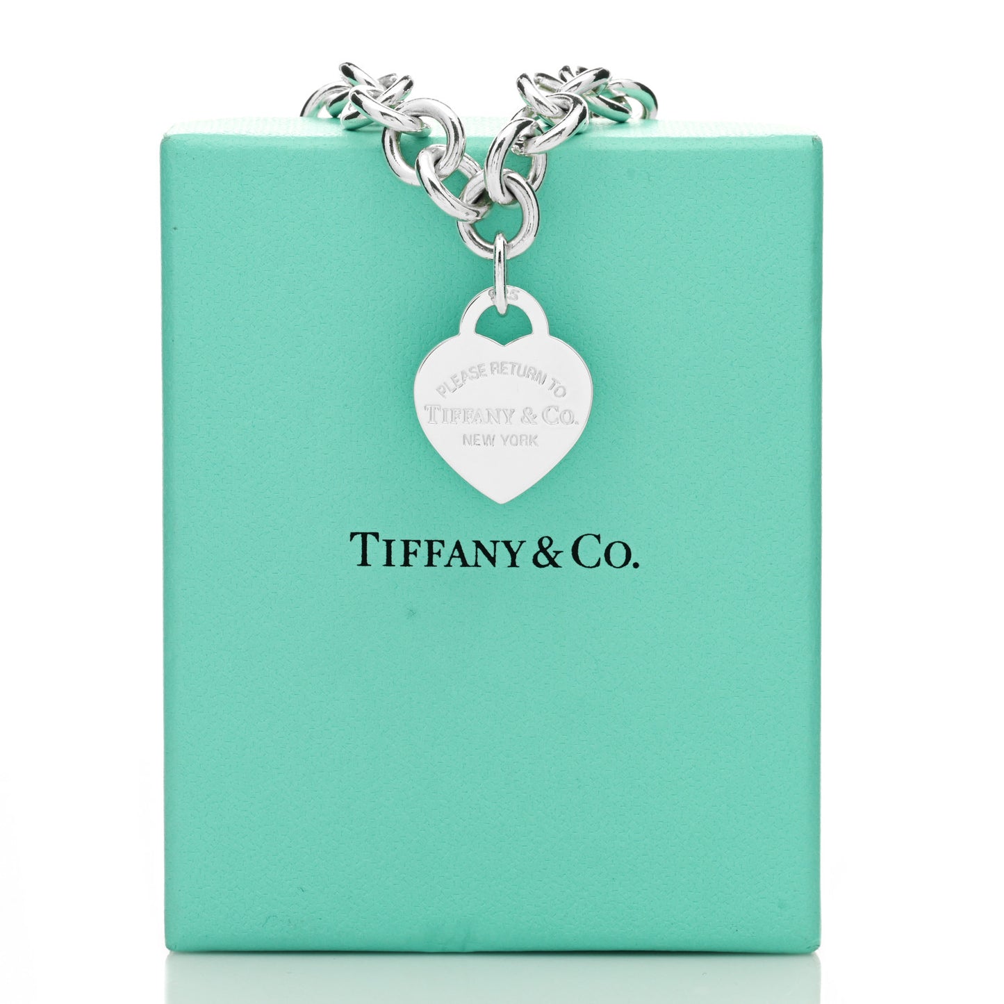 Sterling Silver Return to Tiffany Heart Tag Pendant Necklace