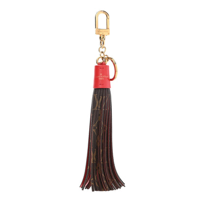 Louis Vuitton Monogram Tassel Bag Charm Red 1 of 6