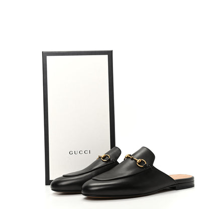 Gucci Calfskin Womens Princetown Slippers 38.5 Black 10 of 10